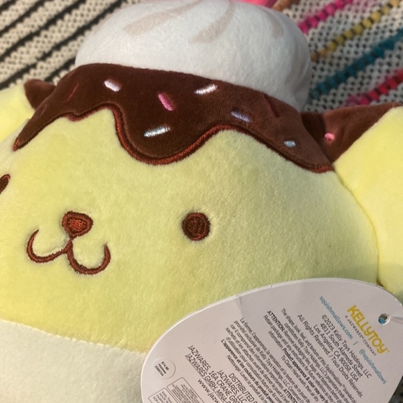 Sanrio Squishmellow Pompompurin 11” plush